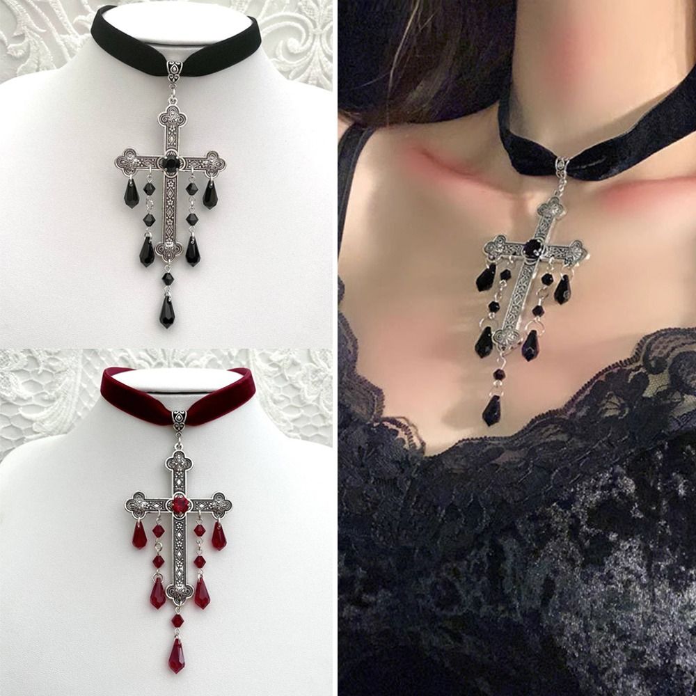 Kalung Liontin Salib Besar Gay - Vintage Fashion Retro Outfit ulasan dan harga
