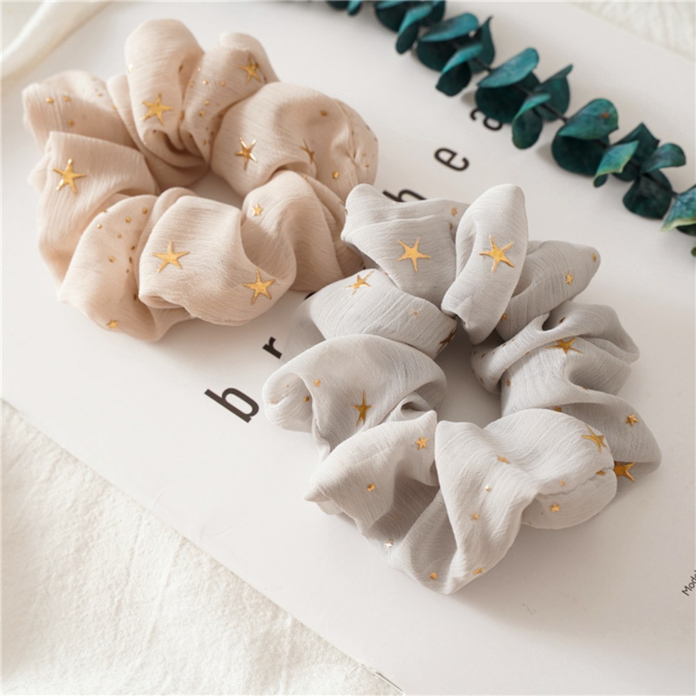 1/5 Buah Ikat Rambut Cetak Gay - Vintage Fashion Look ulasan dan harga