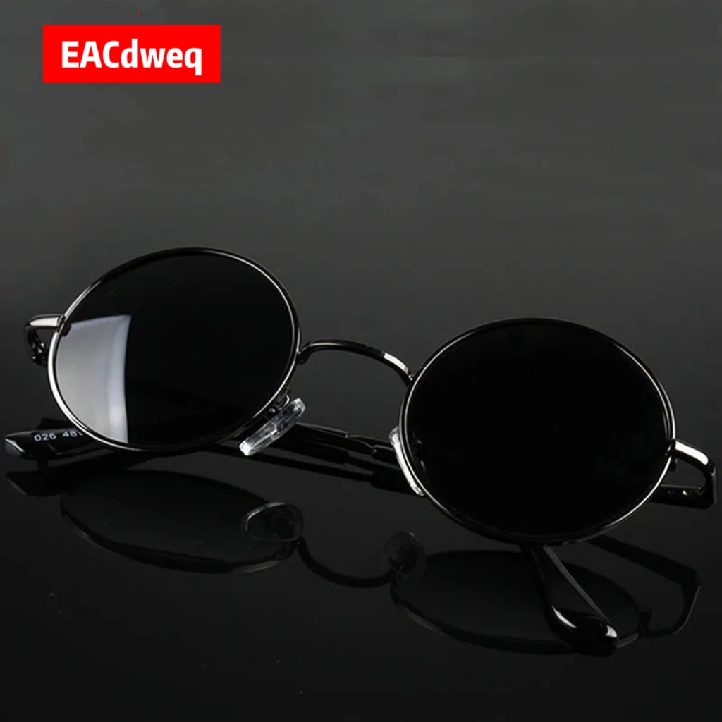 Kacamata Hitam Bulat Retro Vin - Vintage Fashion Streetwear ulasan dan harga