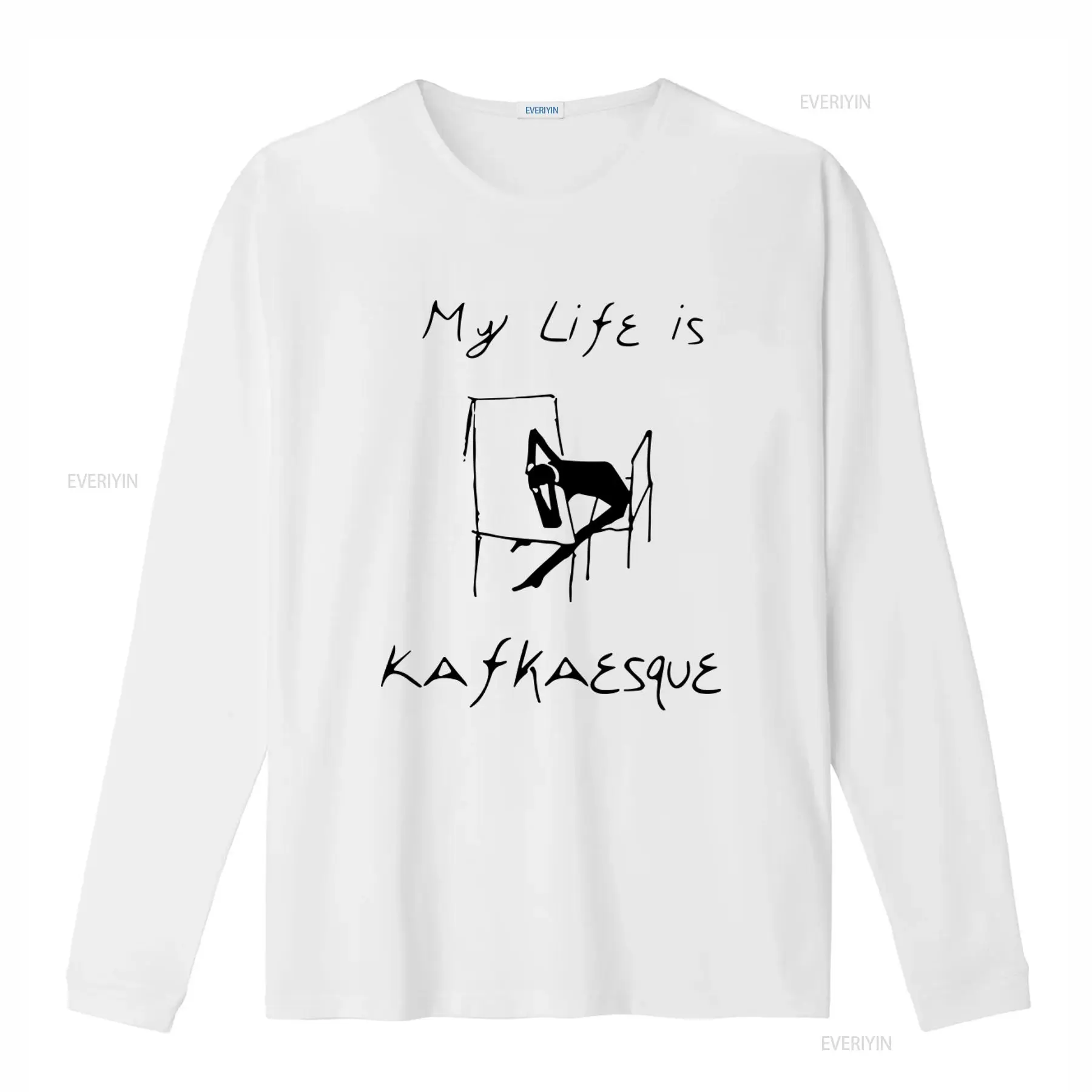 Kaos My Life is Kafkaesque Ter - Vintage Fashion Art ulasan dan harga