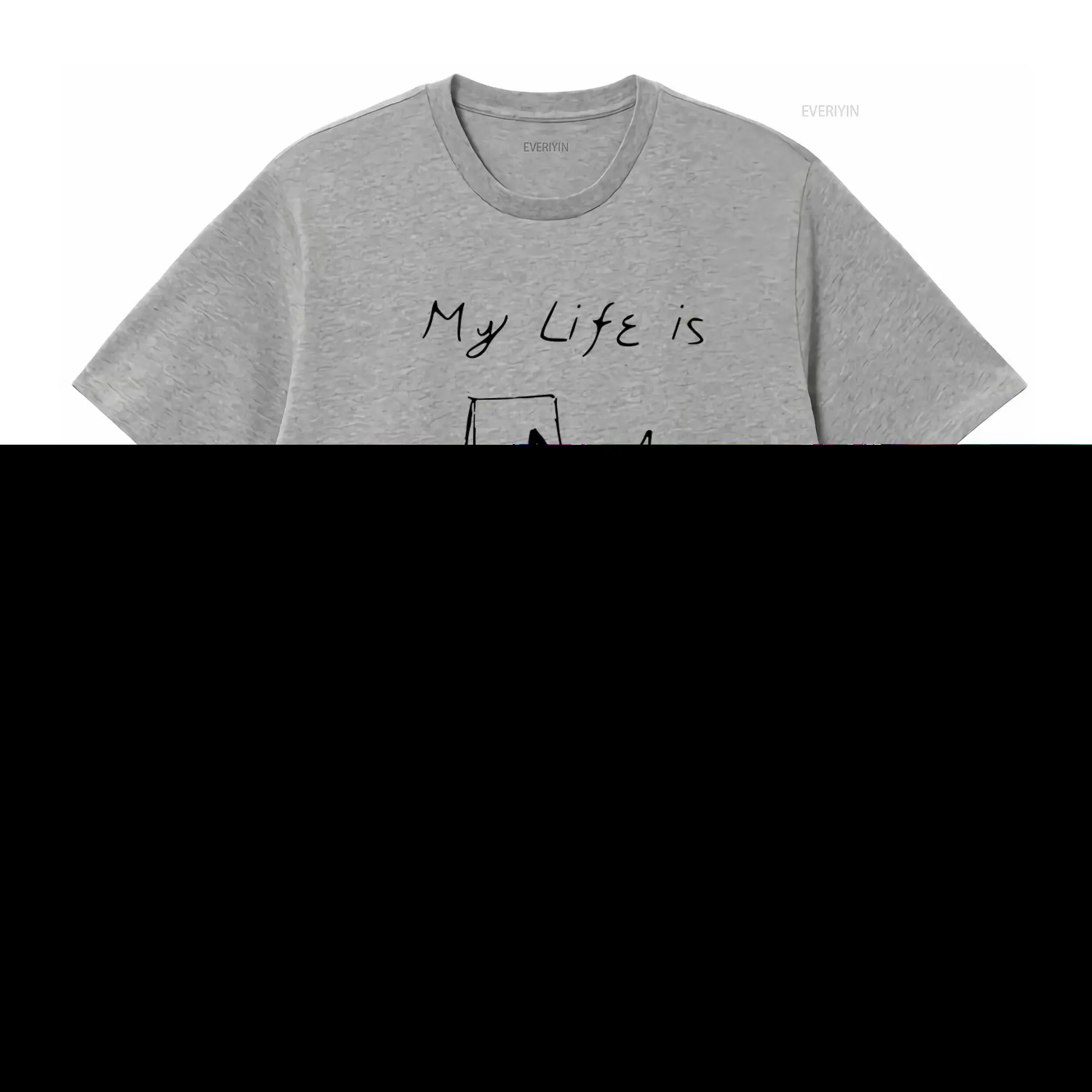 Kaos My Life is Kafkaesque Ter - Vintage Fashion Art ulasan dan harga