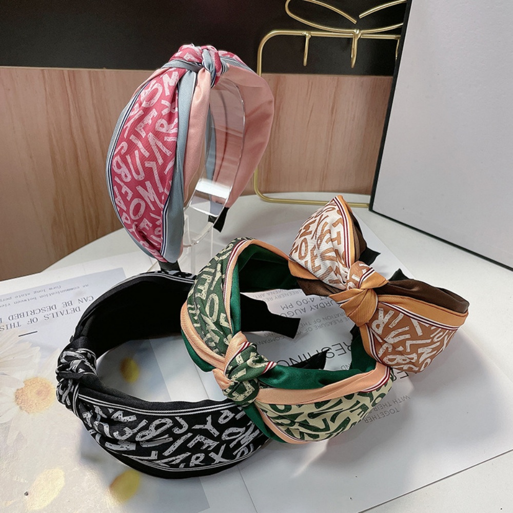 Ikat Kepala Simpul Kain Lebar  - Vintage Fashion Boutique ulasan dan harga